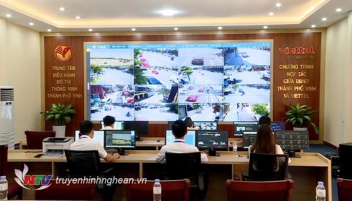 Khai trương Trung tâm điều hành đô thị thông minh TP Vinh.