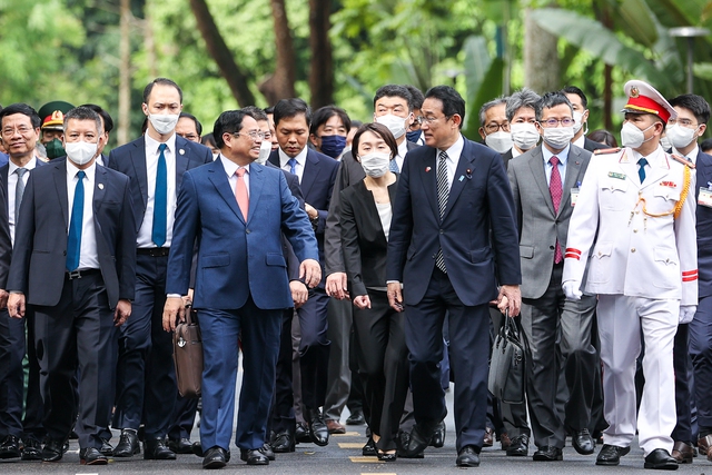 Đây là chuyến thăm Việt Nam đầu tiên của ngài Kishida Fumio sau 6 tháng ông nhậm chức Thủ tướng Nhật Bản và sau 5 tháng kể từ chuyến thăm chính thức Nhật Bản của Thủ tướng Phạm Minh Chính.