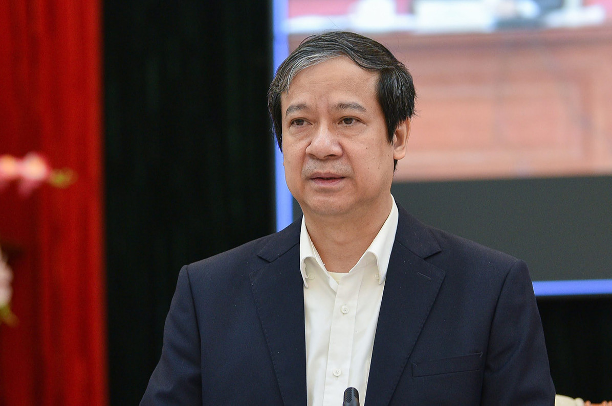Bộ trưởng Giáo dục và Đào tạo Nguyễn Kim Sơn. 
