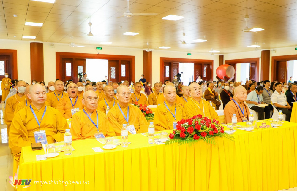 Đoàn đại biểu Trung ương Giáo hội Phật giáo Việt Nam dự Đại hội. 