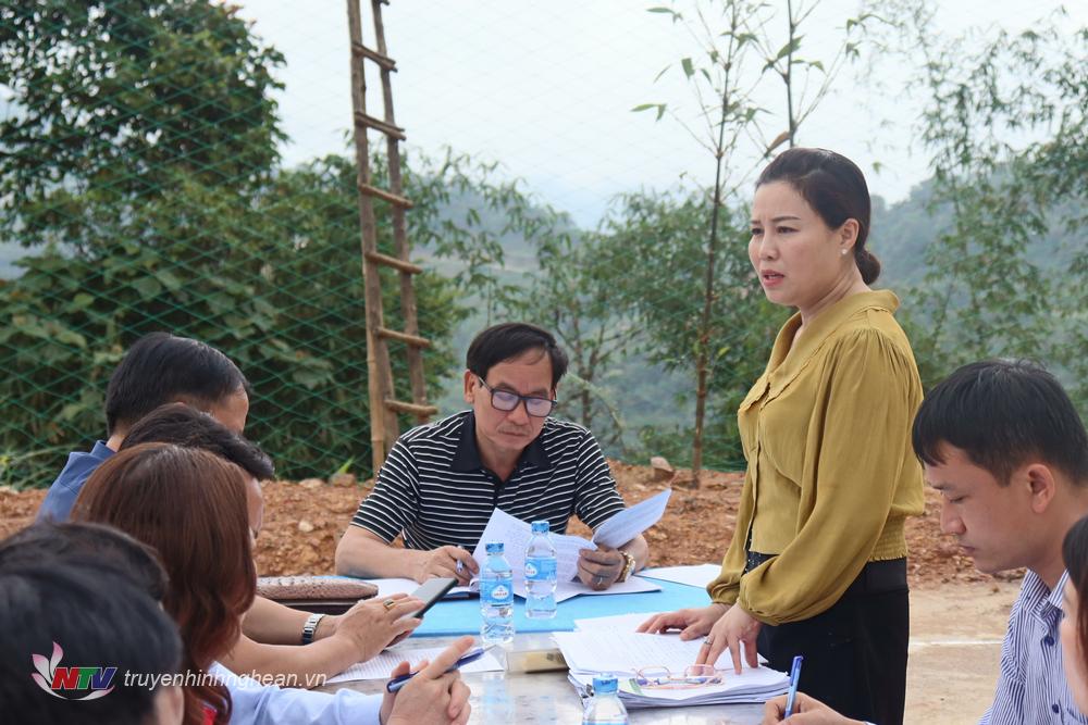 5.Đồng chí Nguyễn Thị Thanh An – Phó Giám đốc Sở Du lịch Nghệ An phát biểu tại buổi làm việc