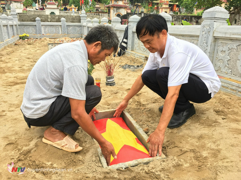 Liệt sỹ Nguyễn Cảnh Thận được an táng tại nghĩa trang dốc Sư đoàn 324.