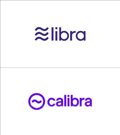  Biểu tượng của tiền điện tử Libra và Calibra.