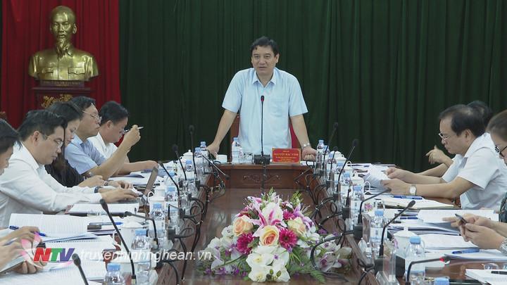 Ban thường vụ Tỉnh ủy thông qua Kế hoạch thực hiện Thông báo của Bộ Chính trị