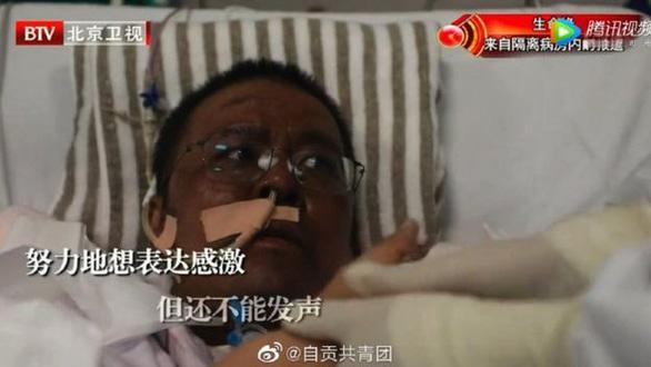 Bác sĩ Hu Weifeng bị nhiễm virus corona từ hồi tháng 1 - Ảnh chụp màn hình