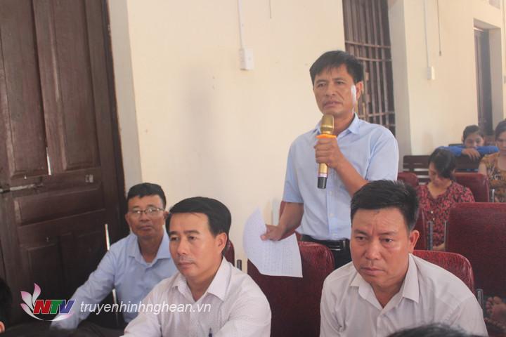Nguyễn Văn Hải - Bí thư Đảng uỷ, Chủ tịch HĐND xã Quỳnh Tam kiến nghị điều chỉnh tuổi nghỉ hưu cho giáo viên mầm non