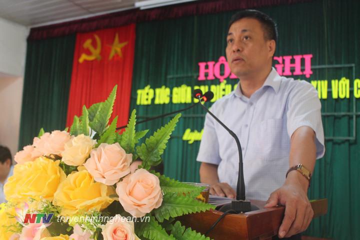 ồng chí Hoàng Văn Bộ - Chủ tịch UBND huyện Quỳnh Lưu  đã giải trình một số lĩnh vực như việc đầu tư cơ sở vật chất trường học