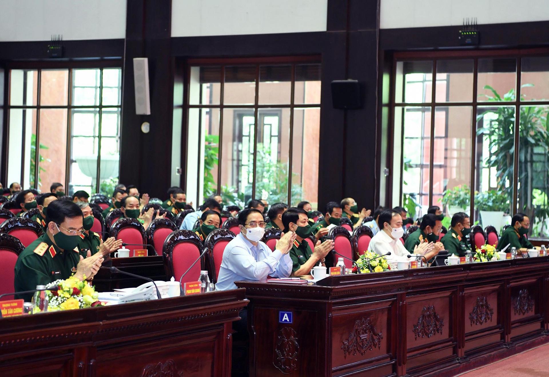 Thủ tướng Phạm Minh Chính và các đại biểu dự Hội nghị. 
