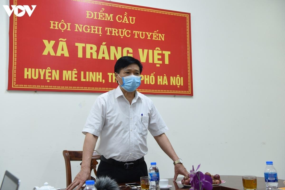 Ông Phùng Minh Chiến – Phó Chủ tịch HĐND huyện Mê Linh, Chủ tịch Ủy ban bầu cử huyện Mê Linh