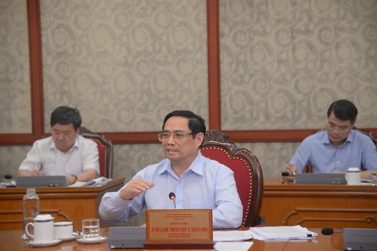 Thủ tướng Phạm Minh Chính phát biểu ý kiến tại phiên họp