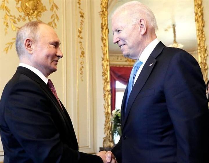 Tổng thống Nga Putin và Tổng thống Mỹ Biden. (Ảnh: Twitter/Bộ Ngoại giao Nga)