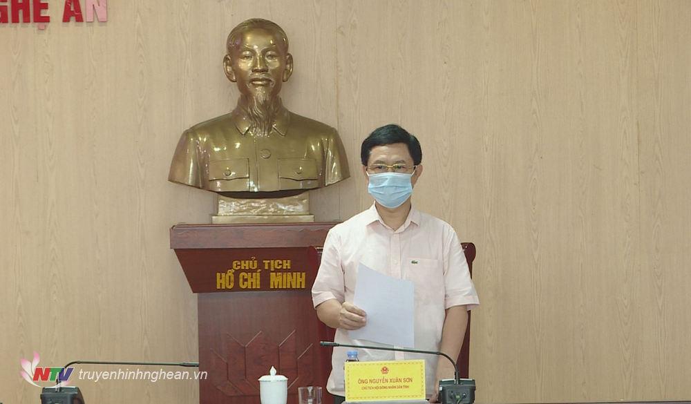 4. Ông Nguyễn Xuân Sơn - CT HĐND tỉnh kết luận phiên họp