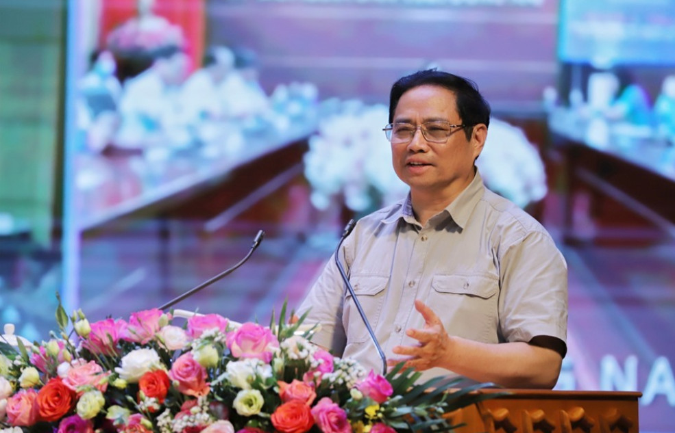 Thủ tướng Phạm Minh Chính phát biểu tại chương trình. Ảnh: Báo Lao động