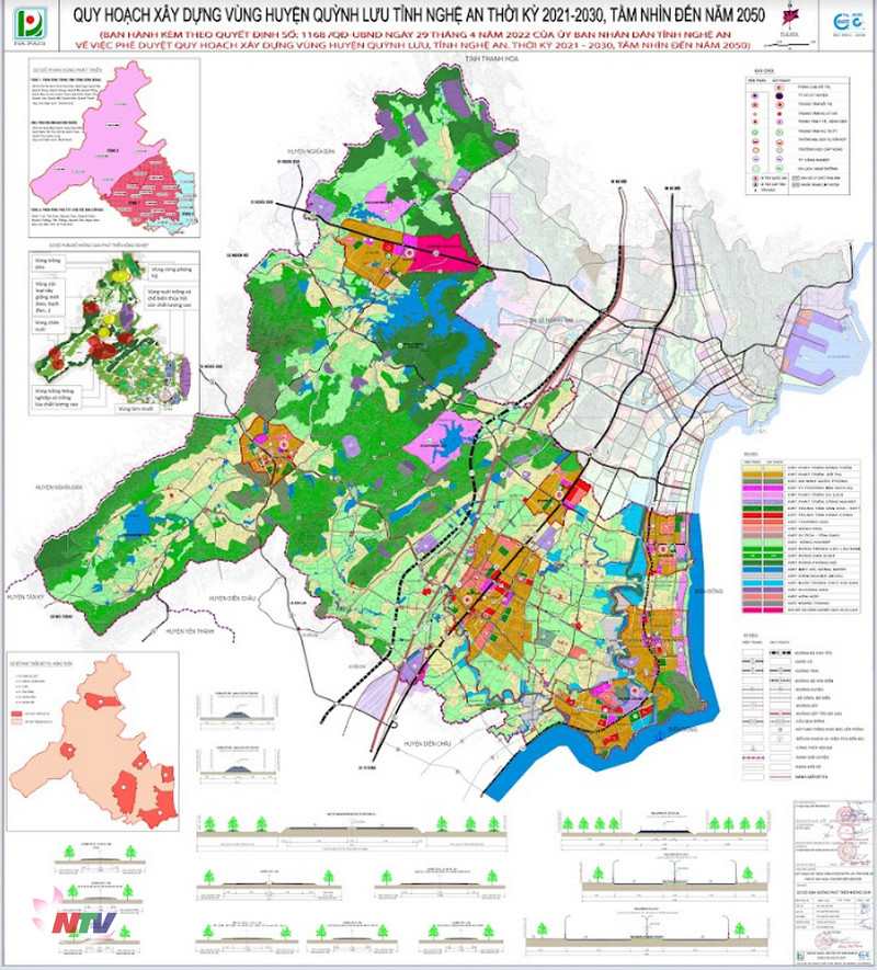 Quy hoạch xây dựng vùng huyện Quỳnh Lưu thời kỳ 2021 – 2030, tầm nhìn đến năm 2050