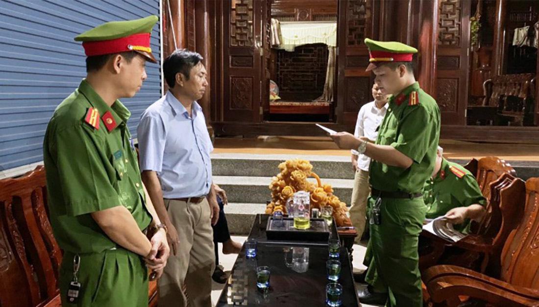 Phòng Cảnh sát kinh tế, Công an tỉnh Nghệ An làm việc với ông Lê Văn Sơn 