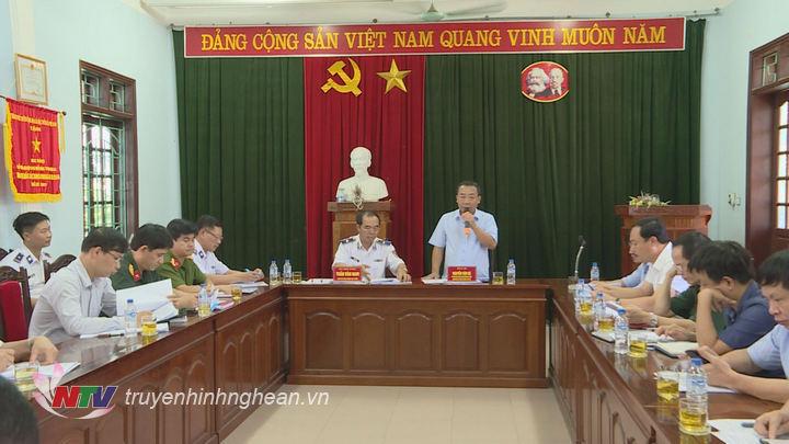 Toàn cảnh buổi làm việc.