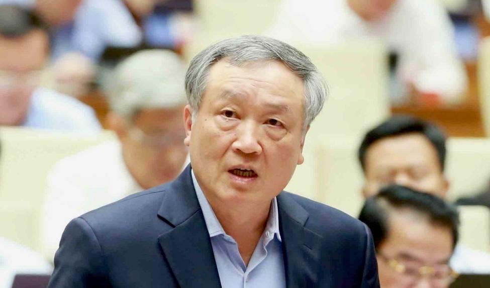 Ông Nguyễn Hòa Bình, Ủy viên Bộ Chính trị, Bí thư Trung ương Đảng, Chánh án toà án nhân dân tối cao. 