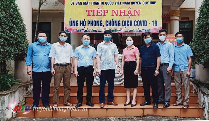 Hội nông dân tỉnh Nghệ An hỗ trợ 1,5 tấn gạo cho huyện Quỳ Hợp