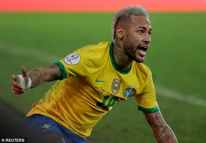 Neymar đang là điểm sáng của Brazil tại Copa America 2021. Ảnh: AFP
