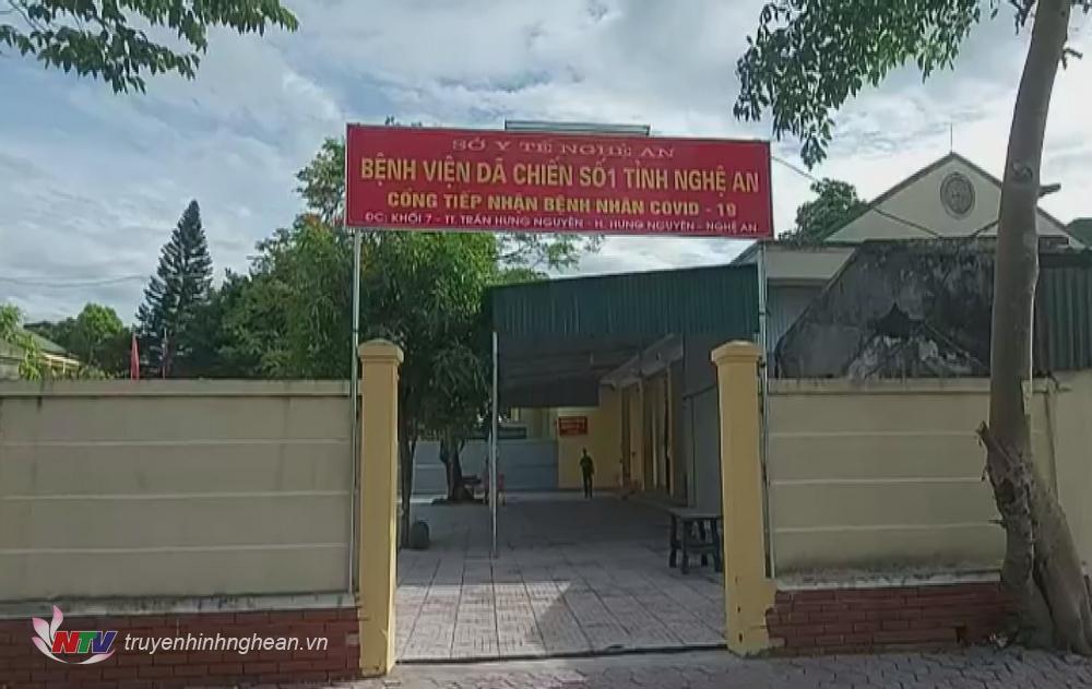 Bệnh viện dã chiến số 1 tỉnh Nghệ An tại Hưng Nguyên đã đi vào hoạt động.