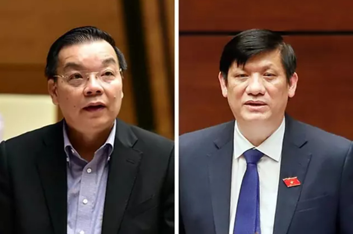 Nguyên Chủ tịch Hà Nội Chu Ngọc Anh và nguyên Bộ trưởng Y tế Nguyễn Thanh Long bị bắt vì liên quan đến vụ Việt Á
