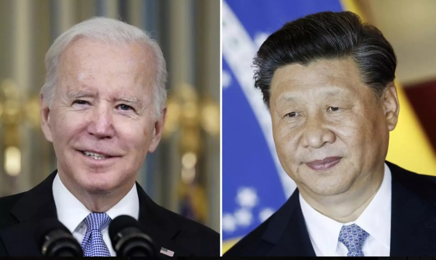 Tổng thống Mỹ và Chủ tịch Trung Quốc. Ảnh: AP