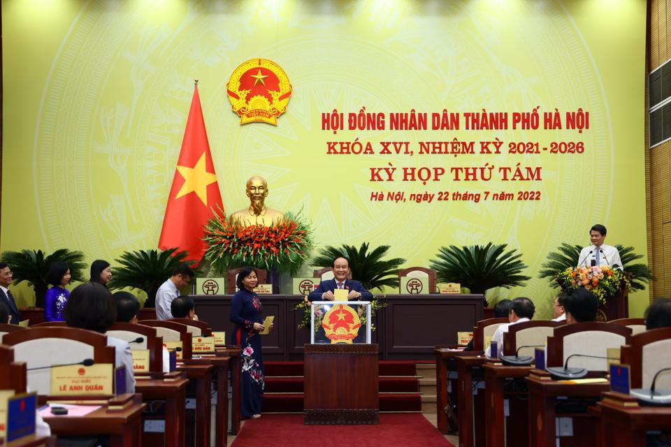 HĐND TP thực hiện quy trình bầu chức danh Chủ tịch UBND TP Hà Nội nhiệm kỳ 2021-2026