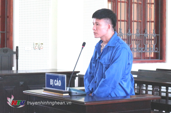 Bị cáo Trần Văn Khánh tại tòa