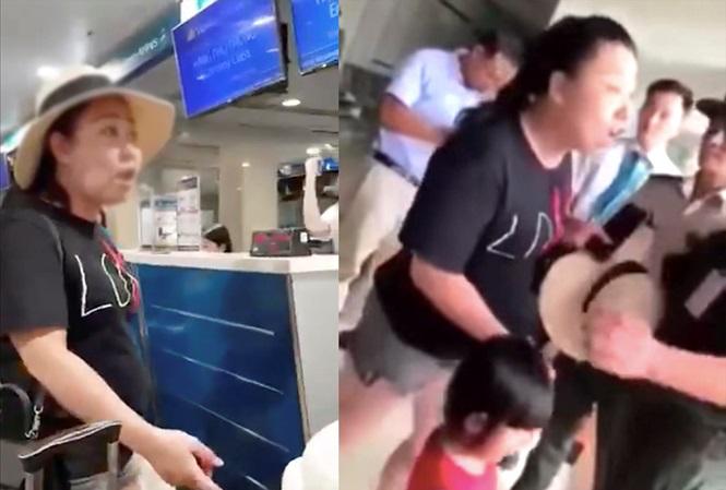 Không được miễn thêm cước cho hành lý ký gửi, nữ hành khách Lê Thị Hiền to tiếng, “mạt sát” nhân viên hàng không tại sảnh A – CHK Tân Sơn Nhất vào chiều 11/8.