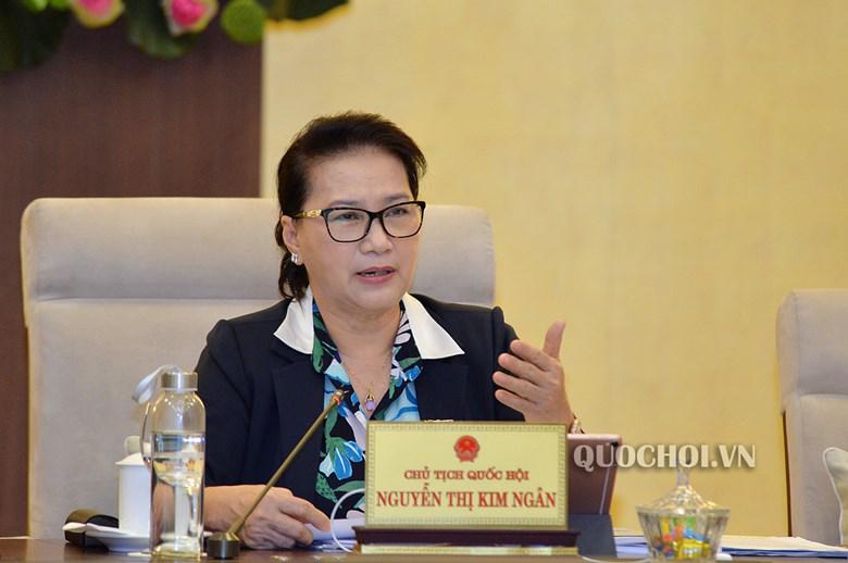 Chủ tịch Quốc hội Nguyễn Thị Kim Ngân. 