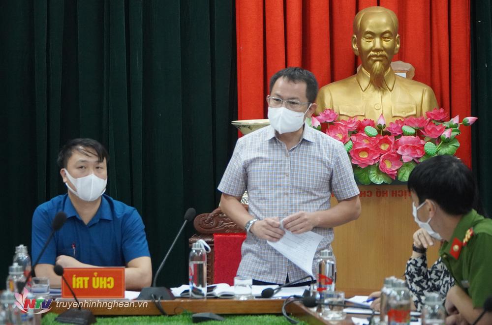 Đồng chí Nguyễn Hữu Lê- Phó Giám đốc Sở y tế Nghệ An