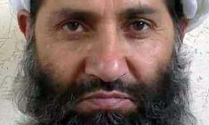 Thủ lĩnh tối cao Taliban Haibatullah Akhunzada. Ảnh: Reuters.