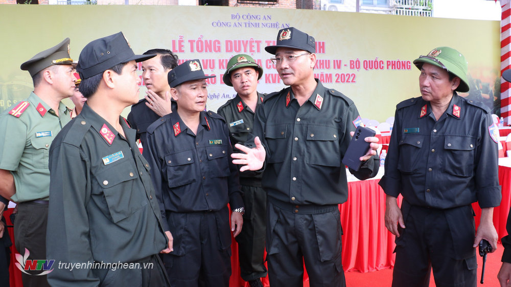 Thiếu tướng Phạm Thế Tùng, Giám đốc Công an tỉnh chỉ đạo công tác diễn tập