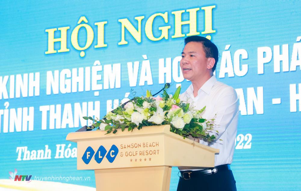 Đồng chí Đỗ Trọng Hưng - Bí thư Tỉnh uỷ Thanh Hóa phát biểu khai mạc hội nghị.