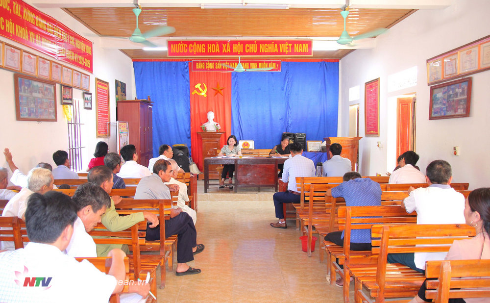 Chủ nhiệm UBKT Tỉnh ủy dự sinh hoạt chi bộ ở Yên Thành