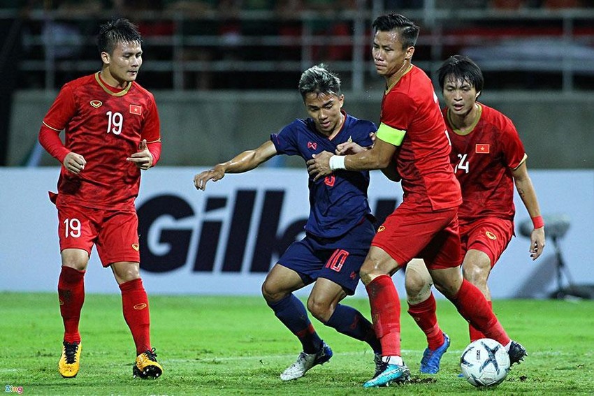 Hai đội bóng Việt Nam và Thái Lan thuộc nhóm hạt giống số 1. ẢNH: ZING