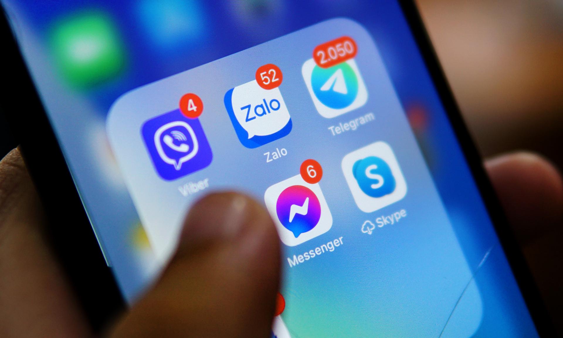 Zalo nằm trong số các ứng dụng nhắn tin phổ biến ở Việt Nam.