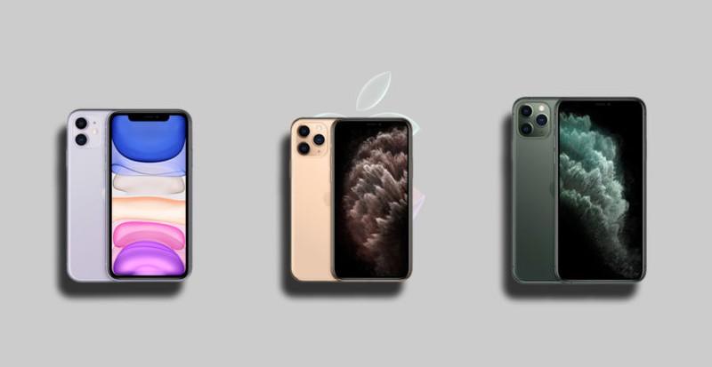 Về kích thước sản phẩm, ba mẫu iPhone mới giữ nguyên kích thước như dòng iPhone năm 2018. Màn hình iPhone 11: 6,1 inch; iPhone 11 Pro: 5,8 inch; iPhone 11 Pro Max: 6,5 inch.