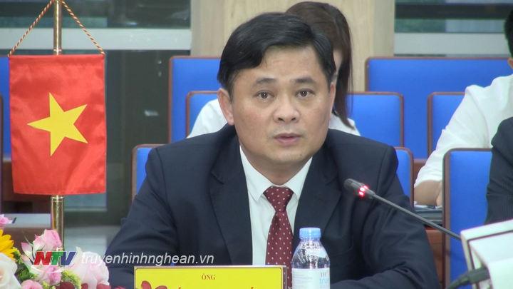 Chủ tịch UBND tỉnh Thái Thanh Quý phát biểu chào mừng.