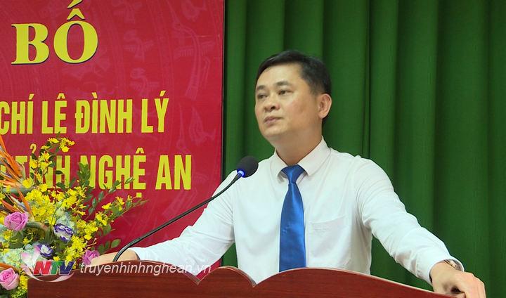 Chủ tịch UBND tỉnh Thái Thanh Quý phát biểu giao nhiệm vụ.