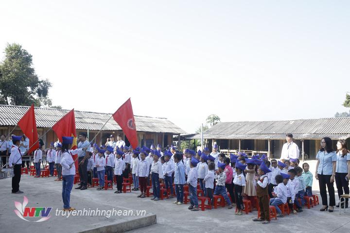 Quang cảnh lễ khai giảng tại