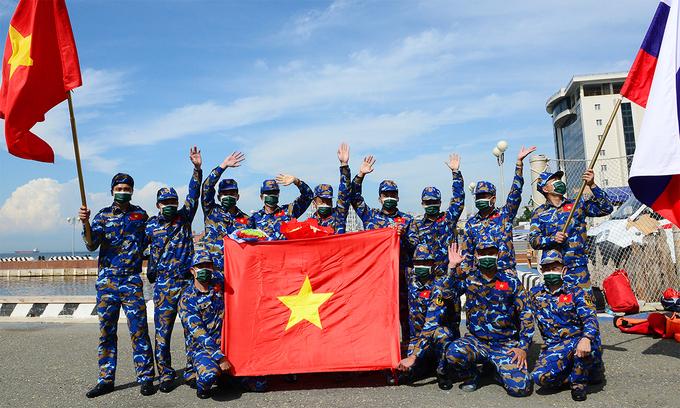 Đoàn Việt Nam xếp hạng 7 tại Army Games 2021