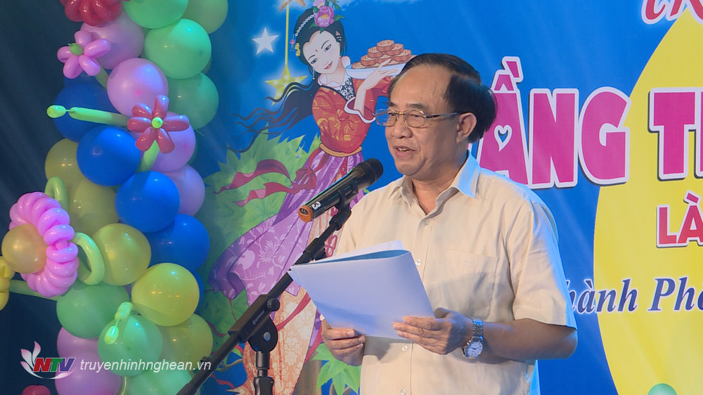 Giám đốc Sở LĐ-TB&XH Đoàn Hồng Vũ phát biểu tại chương trình.