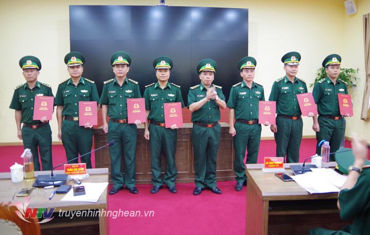 BĐBP Nghệ An bổ nhiệm 2 Phó Tham mưu trưởng mới