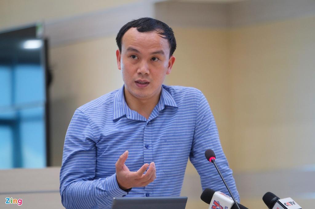 Ông Hoàng Phúc Lâm, Phó giám đốc Trung tâm Dự báo Khí tượng Thủy văn Quốc gia. 