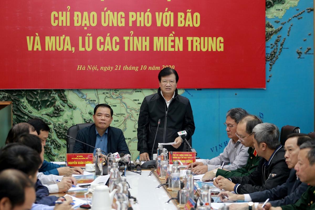 Phó Thủ tướng Trịnh Đình Dũng - Trưởng BCĐ Trung ương về PCTT 