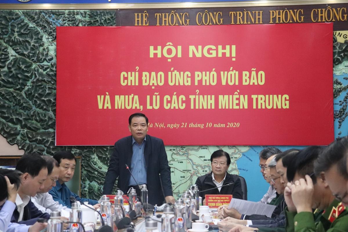 Bộ trưởng Bộ NN&PTNT Nguyễn Xuân Cường - Phó Trưởng BCĐ Trung ương về PCTT 