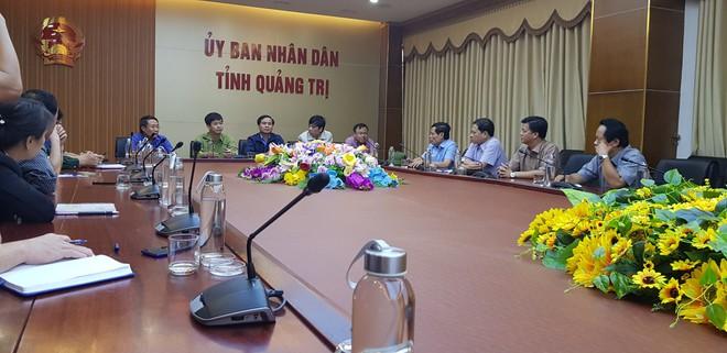 Cuộc họp khẩn lúc 2 giờ sáng tại UBND tỉnh Quảng Trị