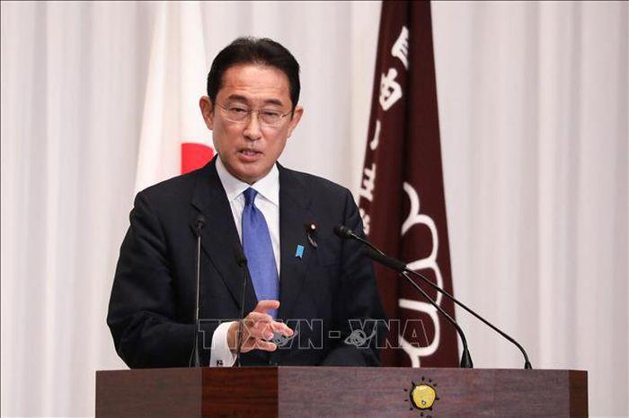 Tân Chủ tịch đảng Dân chủ Tự do (LDP) cầm quyền ở Nhật Bản, ông Fumio Kishida phát biểu tại cuộc họp báo ở Tokyo ngày 29/9/2021. 