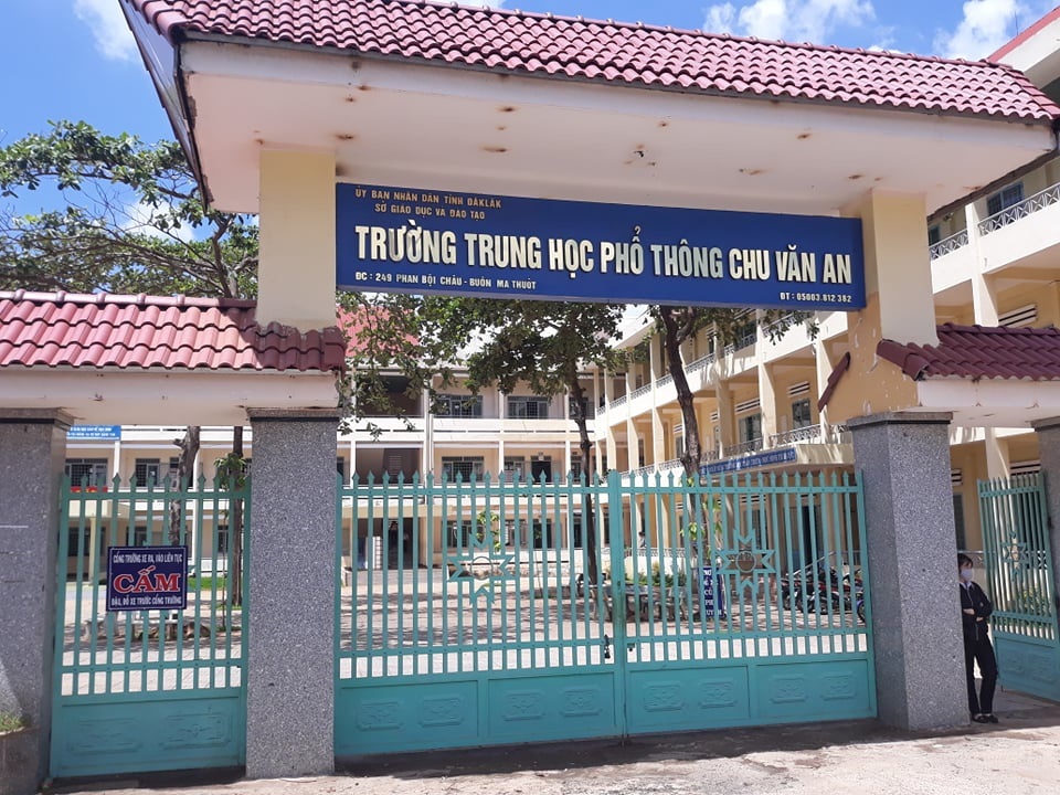 Trường THPT Chu Văn An, Đắk Lắk.
